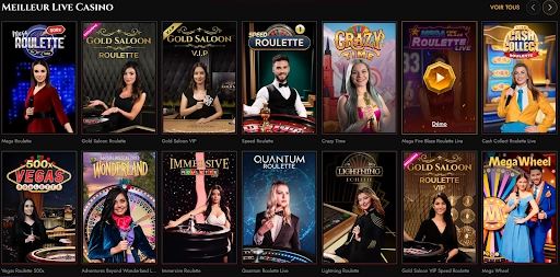 Legiano Casino - Découvrez l'action du casino en direct avec des jeux de premier plan et des titres exclusifs. Les meilleurs jeux de casino en direct au Legiano Casino.