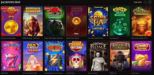 Legiano Casino - Jackpots avec la possibilité de gros gains. Jeux de jackpot populaires au Legiano Casino.
